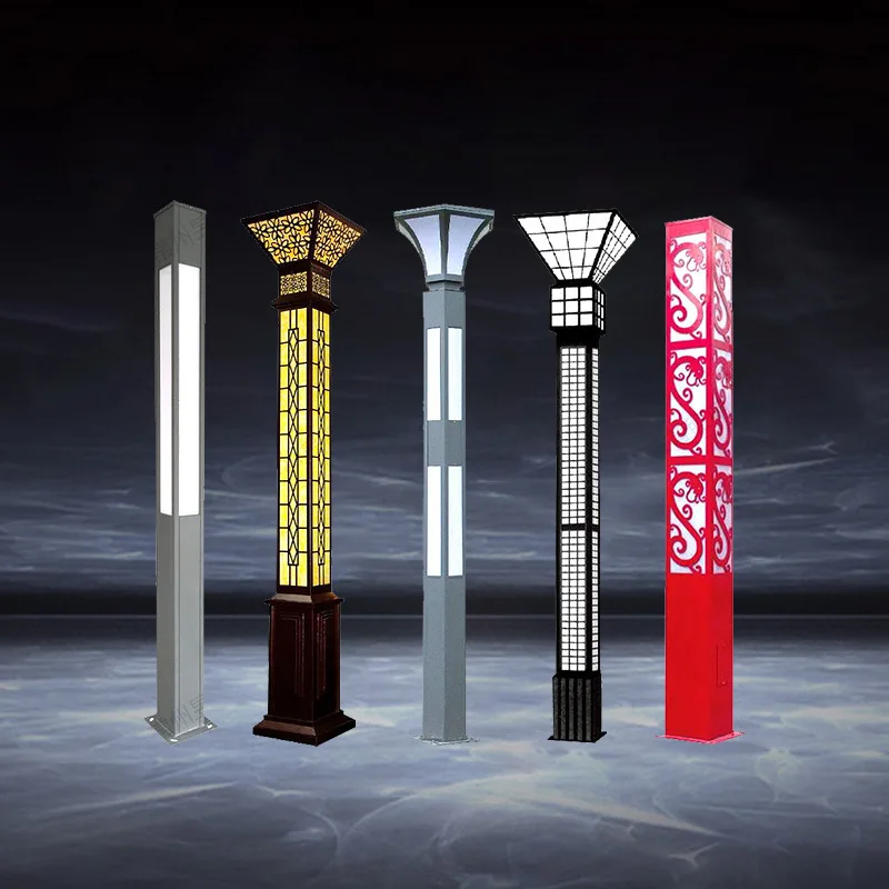 abstract stone sculpture for garden lamp Decorative Outdoor light waterproof modern simple lawn lamp courtyard landscape Garden