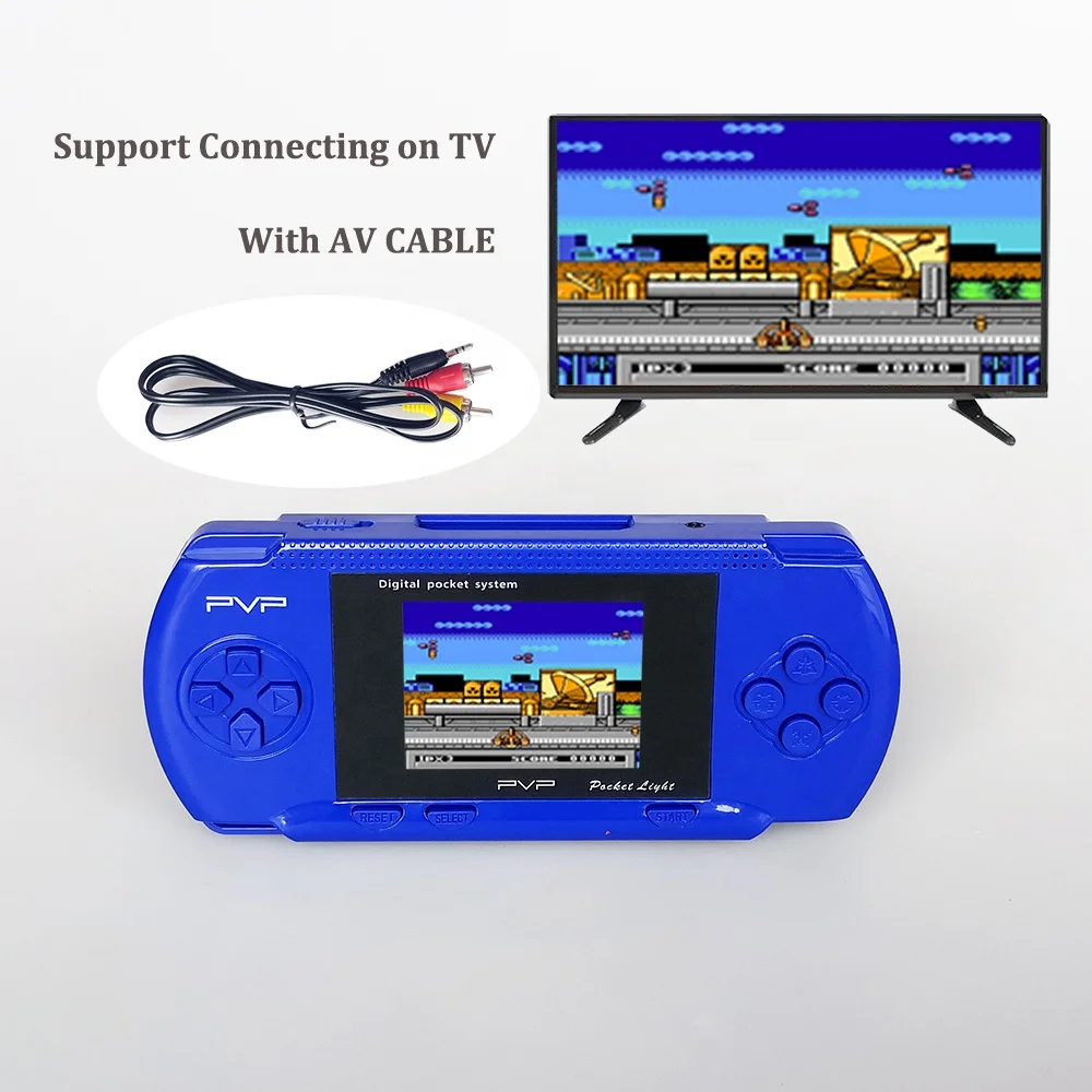 PVP Station Light 2.4 Inch 8 Bit Handheld Game Console With 999999 Classic Games Portable Video Games For kids