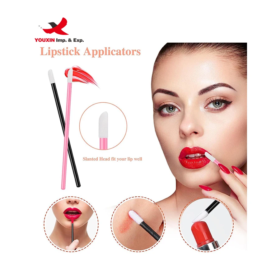 Factory Wholesale Makeup Tool Eyelash Brush Eyebrow Brush Lip Brush Hairpin Color Palette Powder Puff Disposable Makeup Tool Set