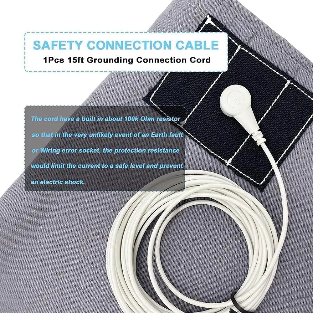 Grounding Sheets with Silver Fiber & Organic Cotton