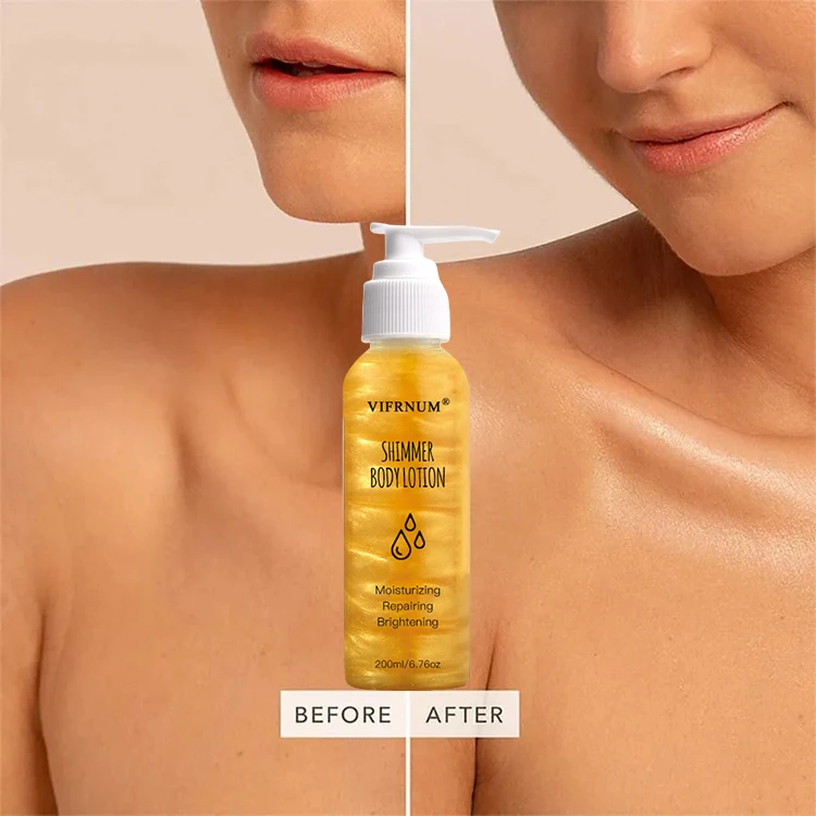 skincare sodium hyaluronate soothing and moisturizing body lotion 200ml mica shimmer body lotion