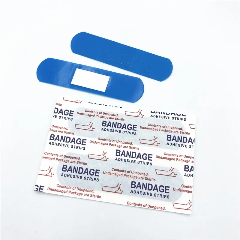 China Manufacturers Medical Band-aid Disposable Waterproof Non Woven Wound Adhesive Bandage Finger Bandaid