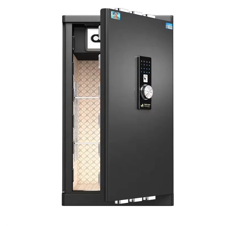 Multi-Users Permission Drop Bolt Lock Secure Fingerprint Lock Iron Electronic Safe Box