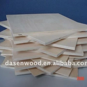 Strong toughness laser die cut plywood 2mm 3mm 4mm 5mm 6mm 9mm 10mm birch/poplar/alder/walnut/basswood plywood for laser cutting