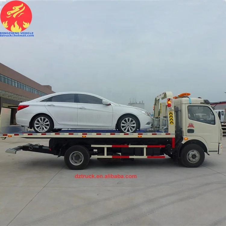 dongfeng DLK full landing wrecker truck, tow truck for sale