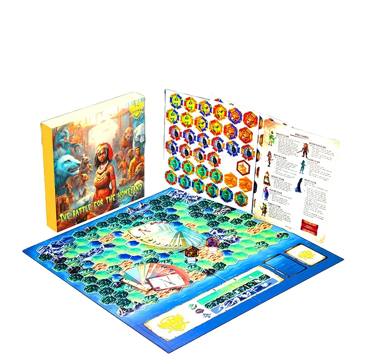 Juego de cartas de madera personalizado para nios  familia cartas de juego OEM juegos de mesa de backgammon de carton barato