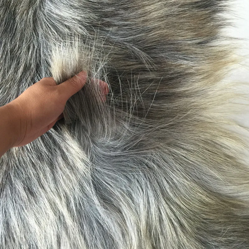 Wholesale natural Home Decorative goat fur rug