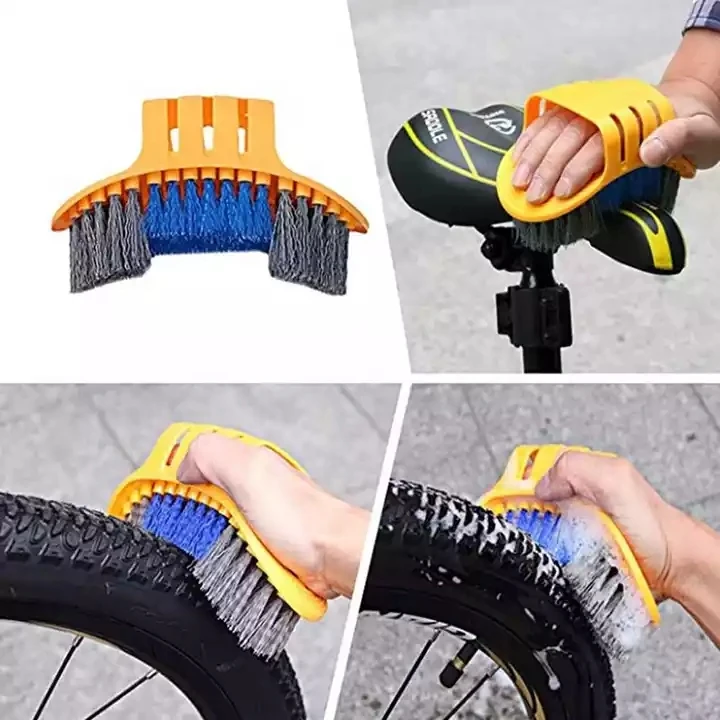 Многофункциональный набор из 9 предметов для чистки велосипедов