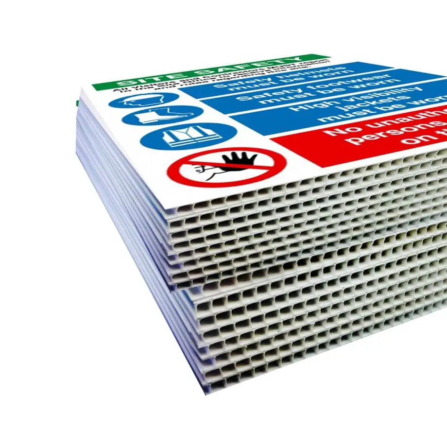 hot sale china plastic product white color coroplast sheets