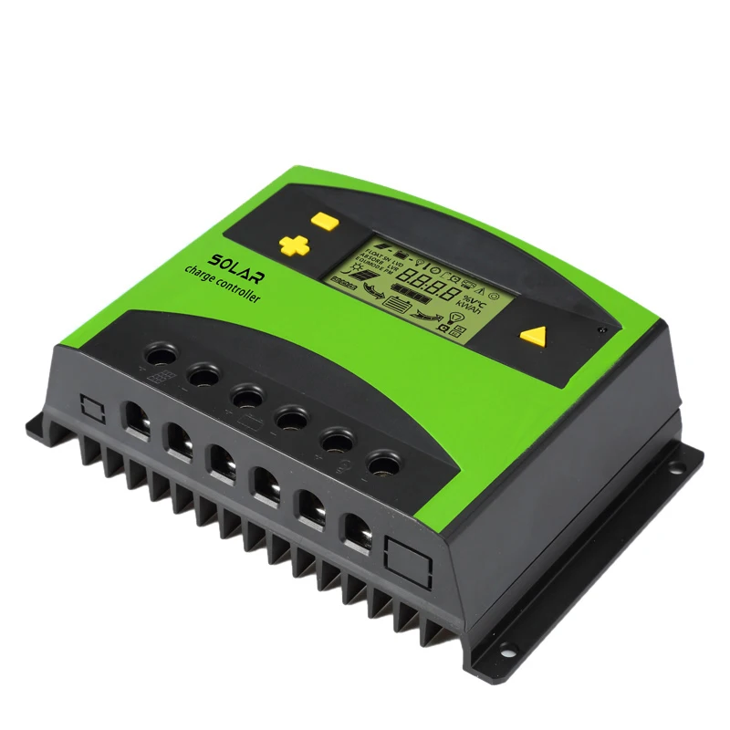 High effciency 99% 12V/24V/48V 60A PWM display solar charge controller regulator