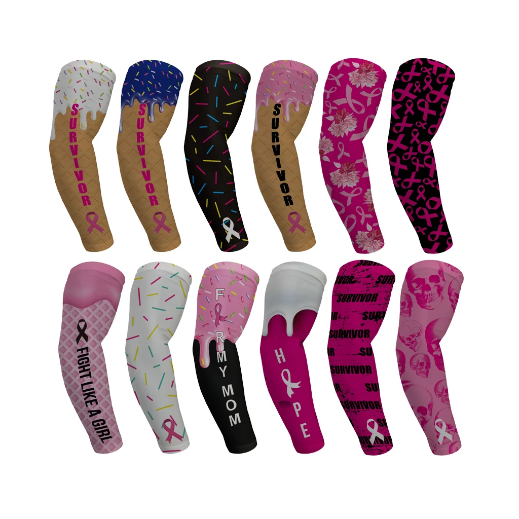 Ice Creamm Pink Headbands Wide Sports Headbands for Yoga Cycling Running Men Women sweatbands Custom logo design Head Bands