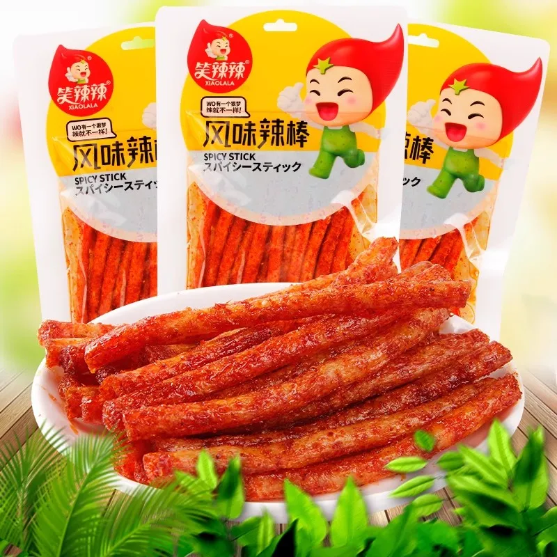 100g hot selling asian snacks spicy food grain snacks spicy snacks
