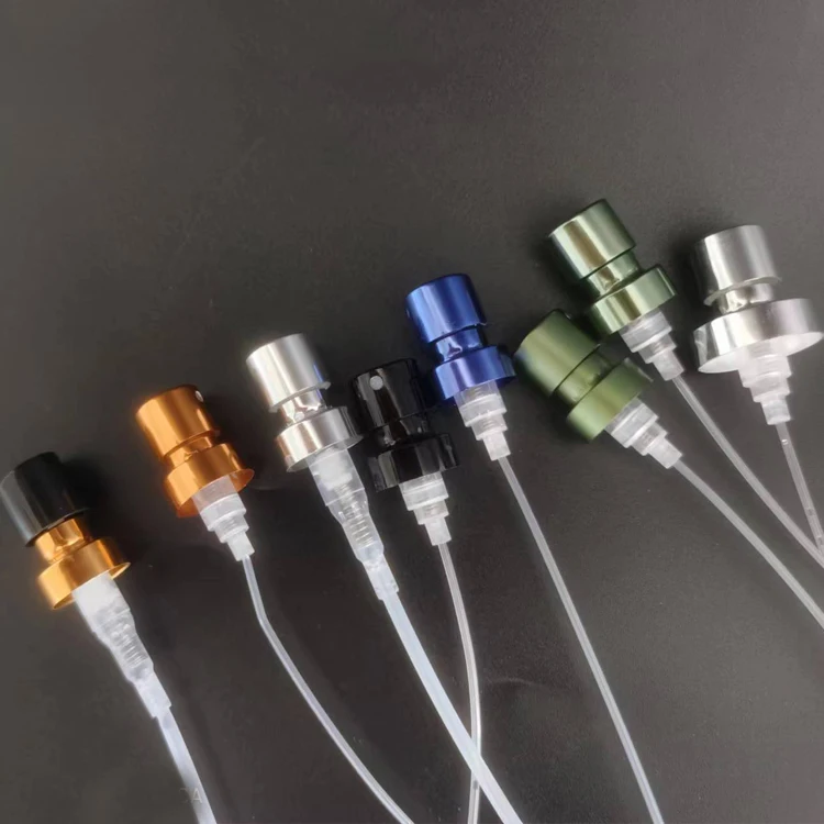 OEM/ODM 13mm 15mm 18mm 20mm Colorful aluminum perfume Fine Mist pump sprayer