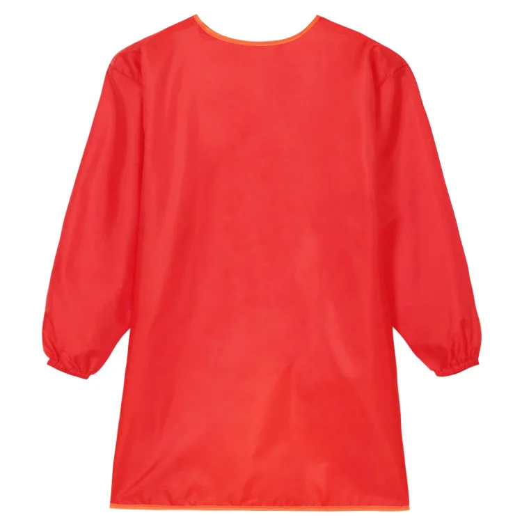 Customizable Baby Bib Long Sleeve Polyester Apron with Logo Waterproof Feeding Sublimation for Children