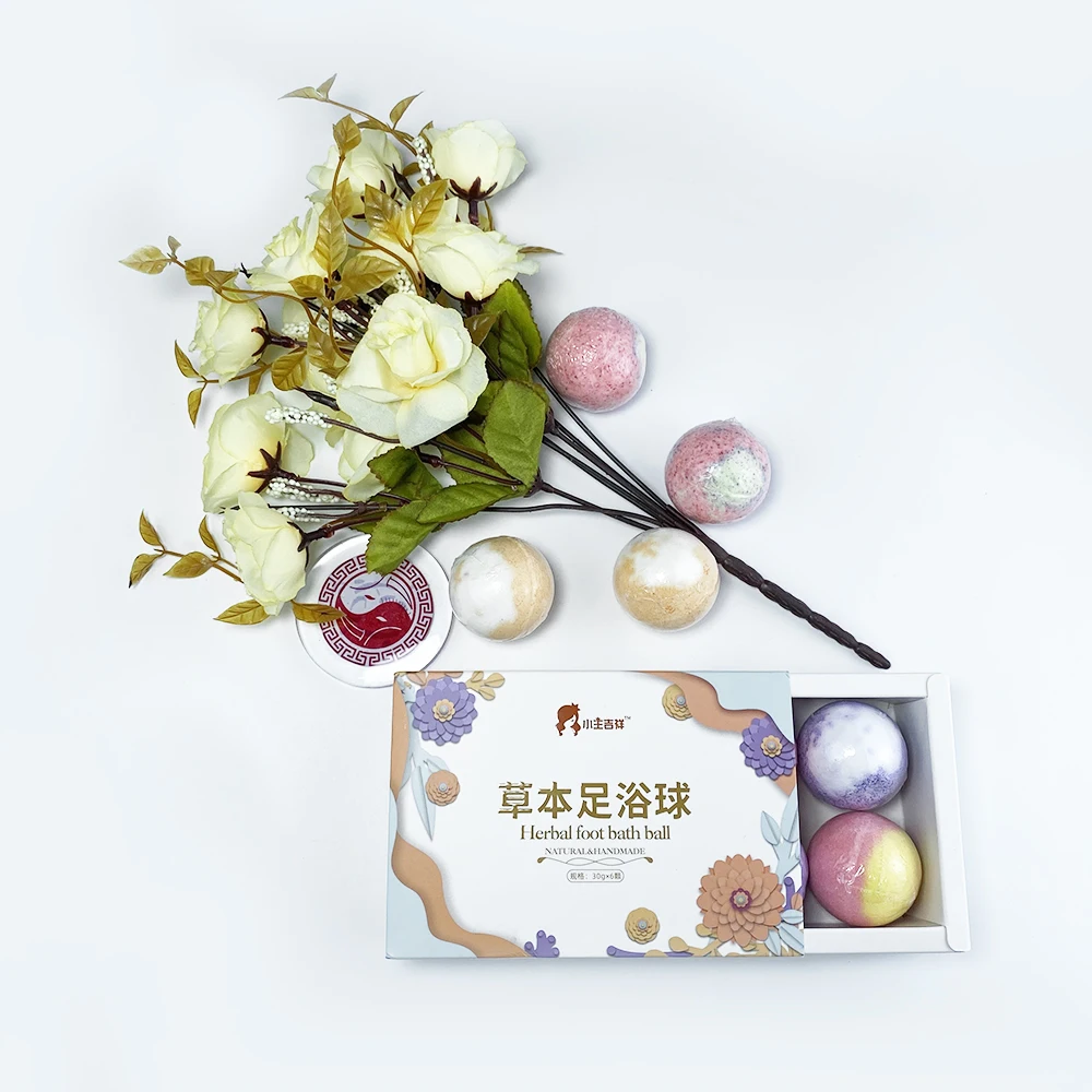 HODAF Bath Bomb Dropshipping Colourful Rainbow Bath Bomb Foot Bath Bomb Ball