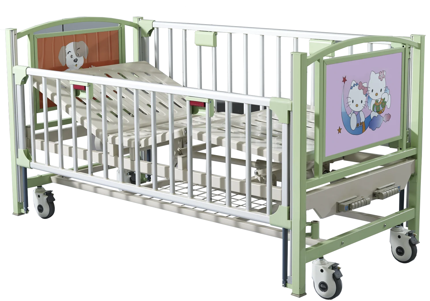 HH/BC-F-ET-T-057-A Cartoon Kids children hospital beds Pediatric Medical Beds For Sales