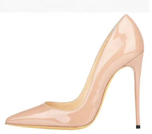 
2020 fashion Women Dress Pumps Shoes Best Selling patent PU Thin Pencil High Heel all color plus size customize heel style 