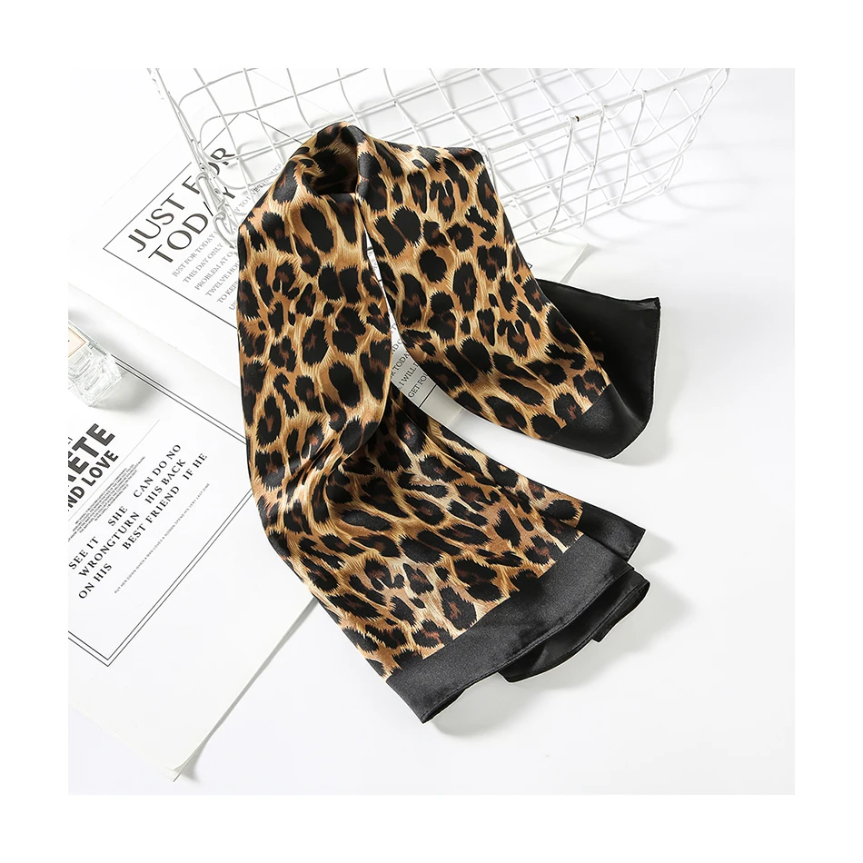 Hot Sale At Low Prices Classic Chiffon Women Square Scarves with Comfortable Apply to Spring