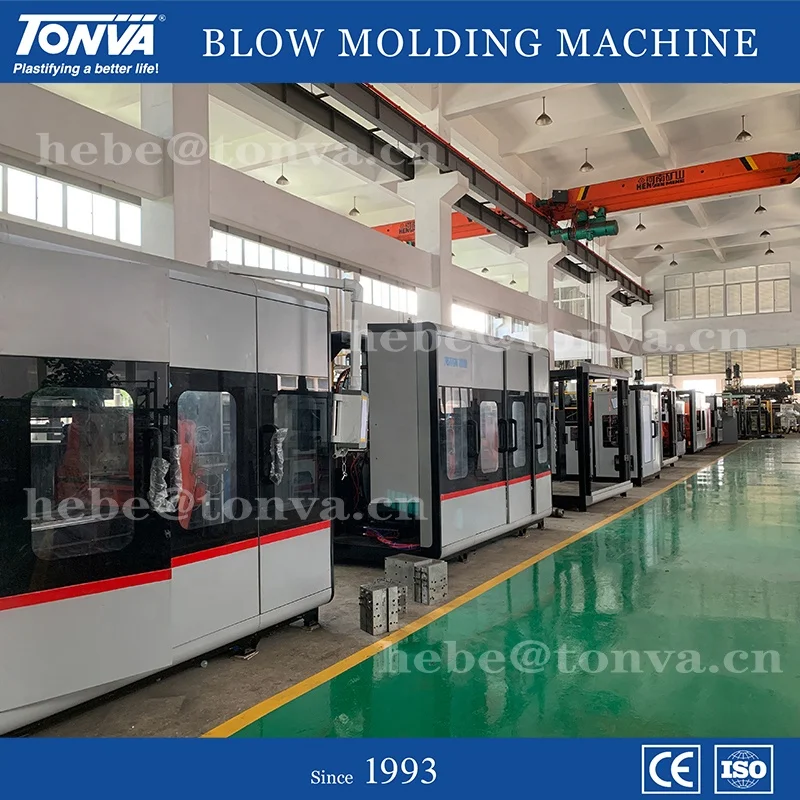 TONVA plastic 30 liters stackable jerrycan bottle barrel making extrusion blow molding machine manufacturer