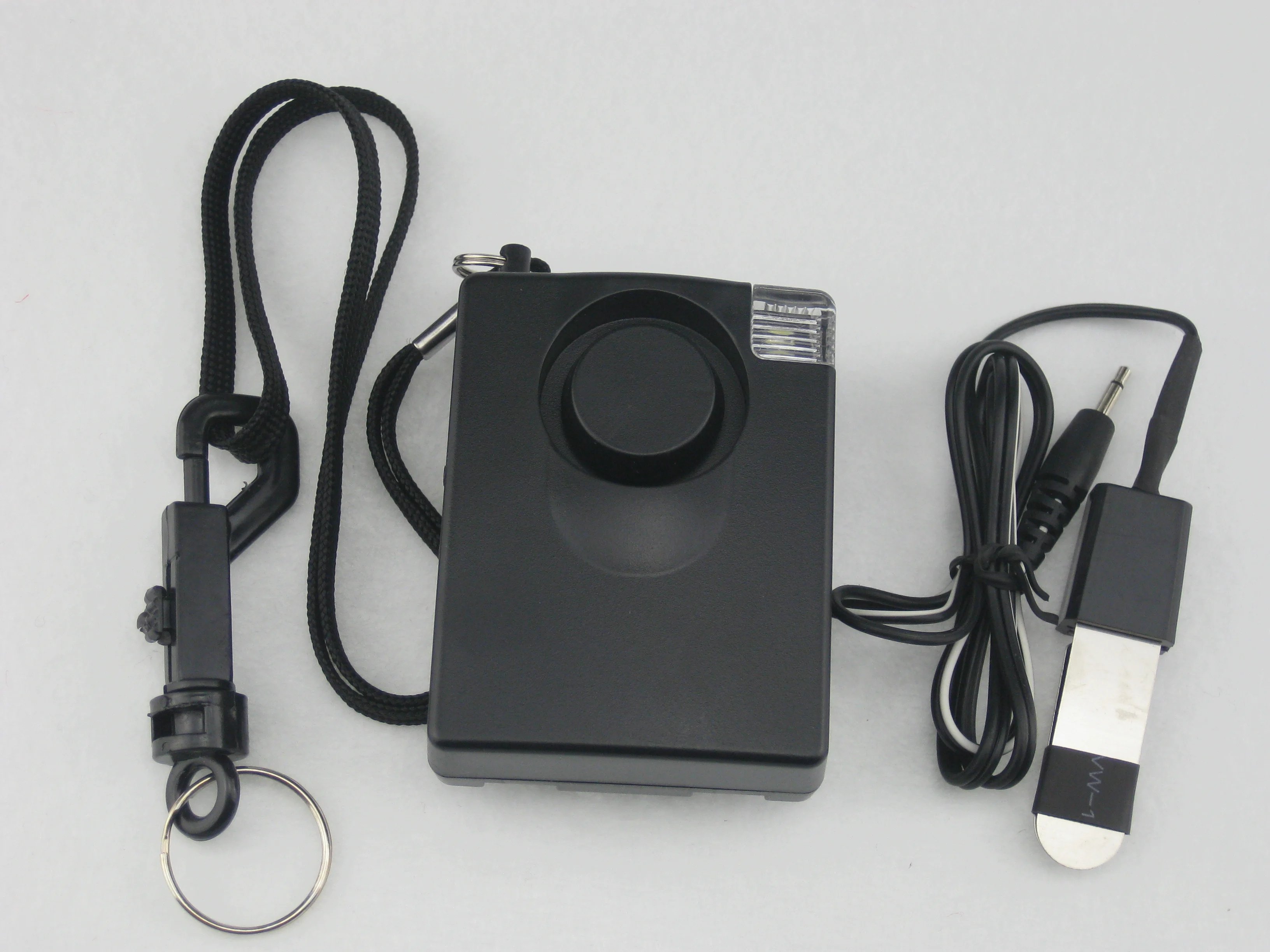 Wholesale 130db Keychain Defence Anti Attack Rape Alarm Keychain Emergency Personal Alarm with LED Flashlight