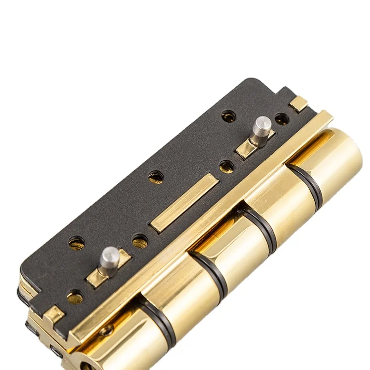 High Quality ISO9001 custom modern Gold profile  Heavy Duty Aluminum Folding Door  Hinge For Gates