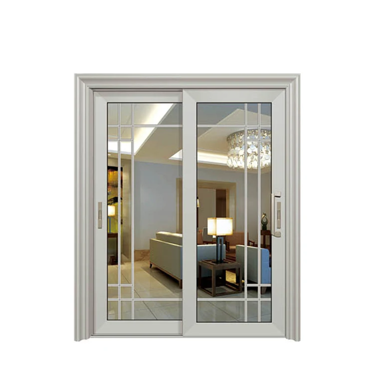 factory aluminium profile bullet proof glazed sliding doors patio door balcony security sliding aluminum slide door foshan