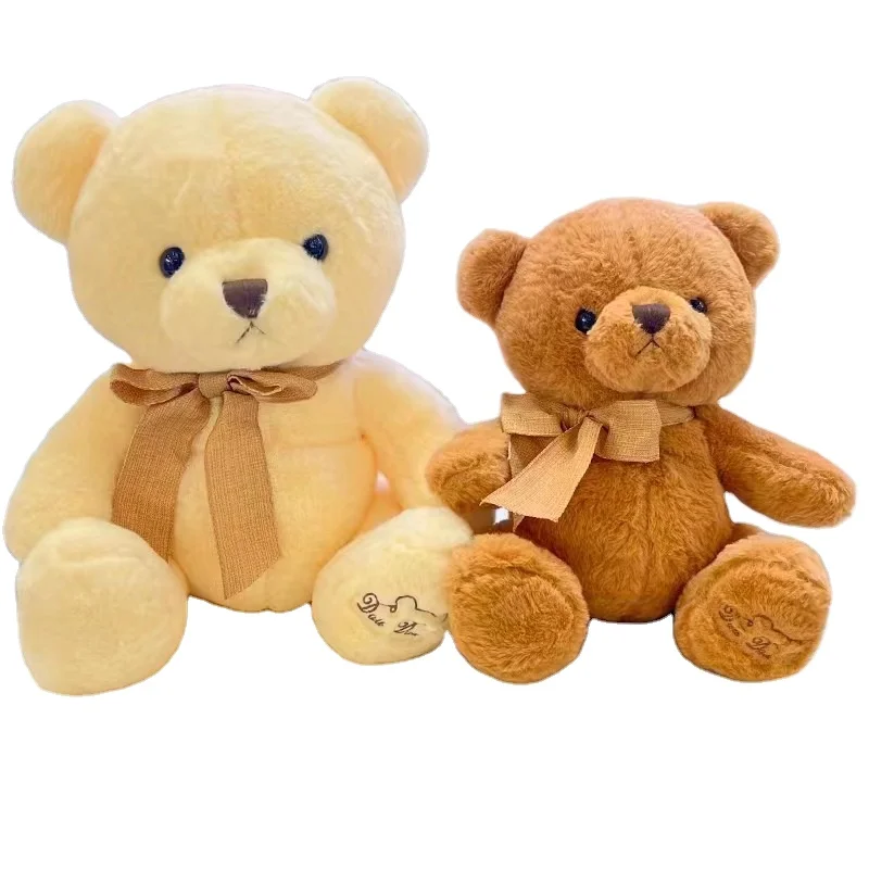 Teddy Bear 20CM Colorful Teddy Bear Stuffed Animals Super Soft Pp Cotton Customize Baby Teddy