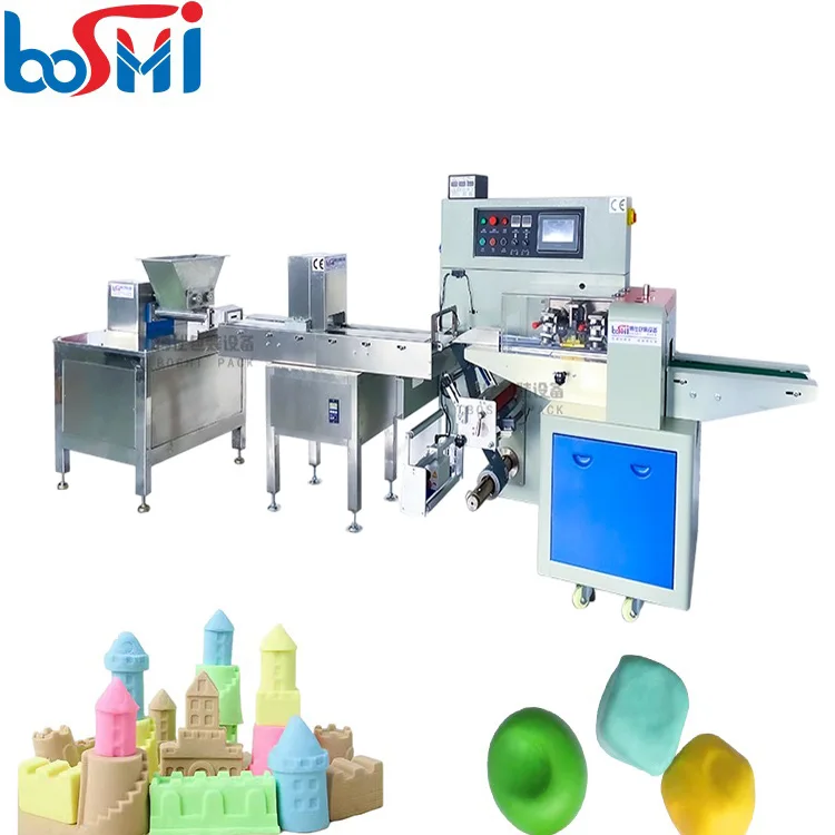 Flow Automatic polimero de arcilla plasticine packing machine ultra light clay polymer clay foam clay extruder machine