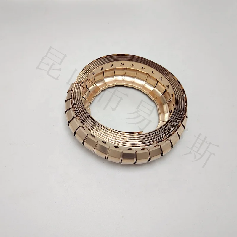 Stamping Metal High Conductivity EMI Finger Strips For Shielded Faraday Cage Doors