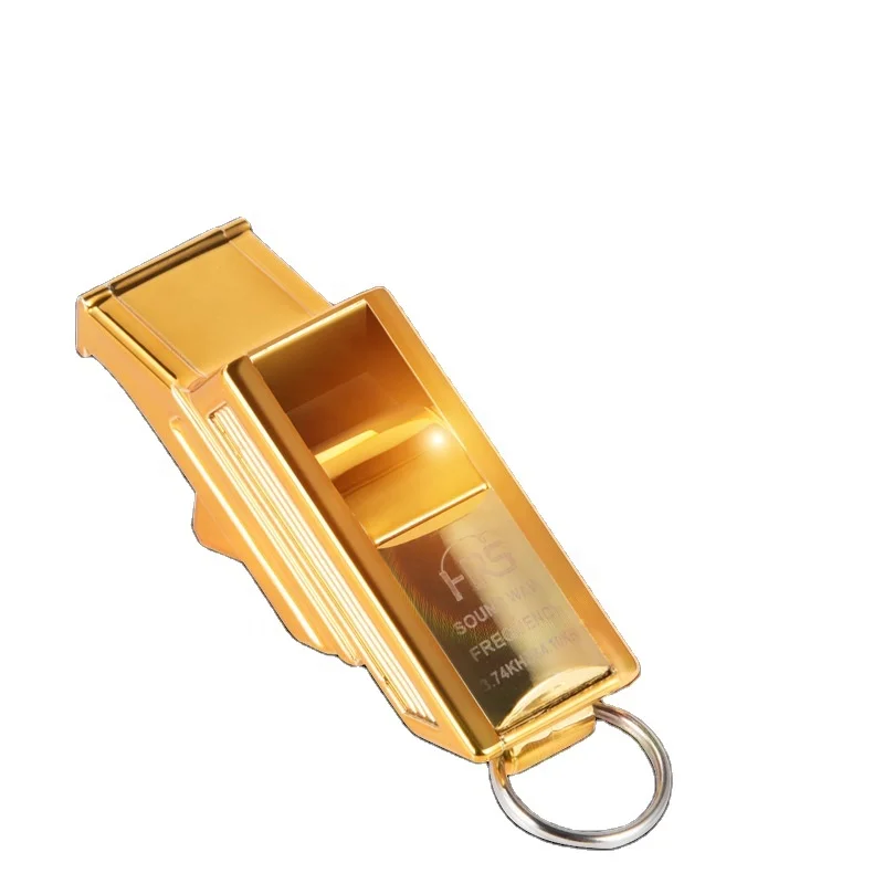 Promotion referee whistle tesco tattoo fit for Soccer basketball match blower emergency Classic Flip Grip referee whistle to buy