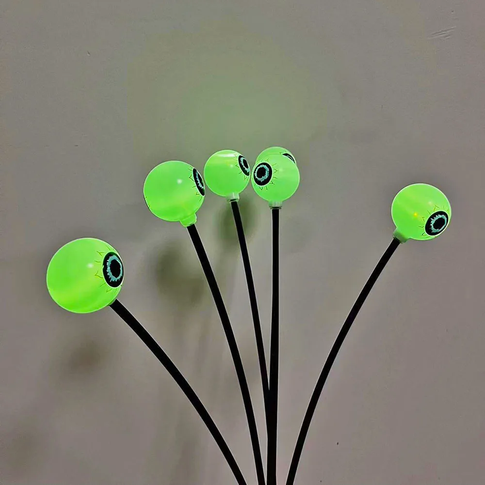 Led Solar Eyeball Halloween Pathway Light Waterproof Outdoor Lights For Garden Patio Folded Lamp Decorations Holiday lighting