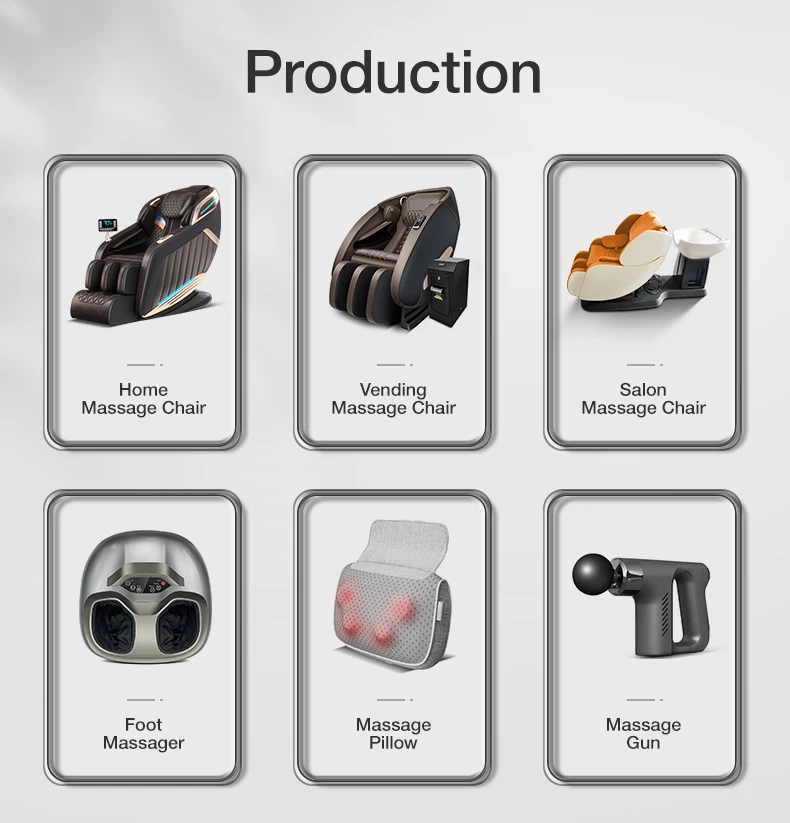 Professional Massage Best Grey Zero Gravity Human Touch Stretch 4D Track Latest Electronic Massage Chair Body Massager