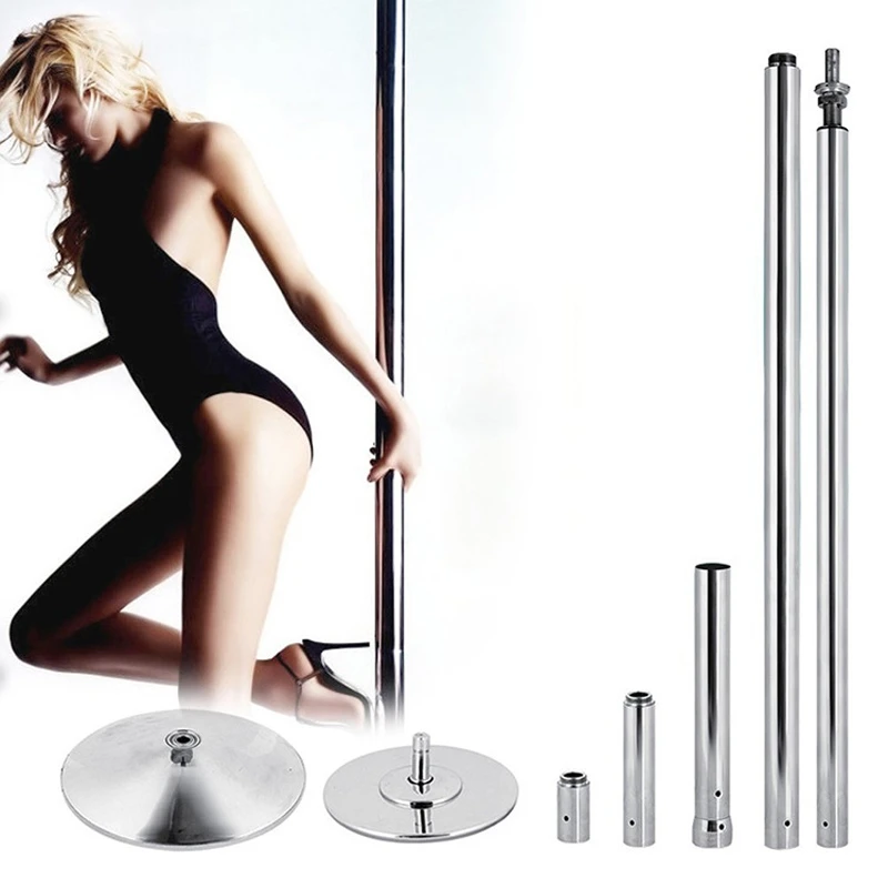 
Economical Custom Design Stainless Steel Sliver Pole Dancing Pole Portable Dance Pole 
