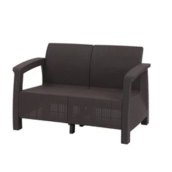 Лидер продаж, современный инъекционный стиль, лучший продавец, садовый уличный ротанговый диван, пластиковый диван, набор мебели