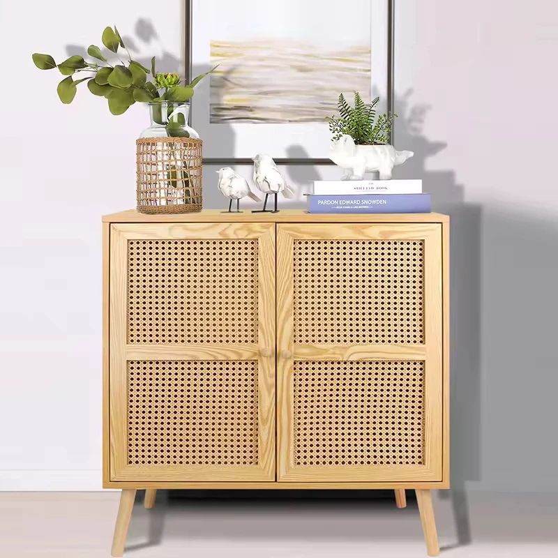 kitchen luxury rustic classic sideboard furniture rattan living dining room organizers cabinet