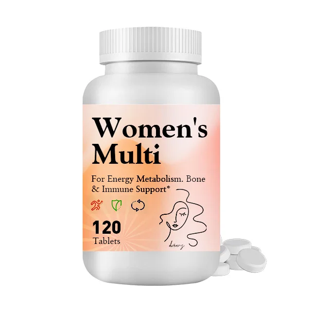 Factory OEM Healthcare Supplement Multivitamins With Iron Vitamin Supplement Vegan Multivitamins Tablets For Women