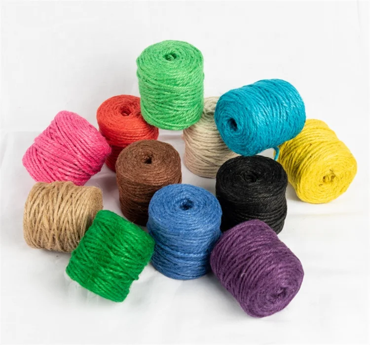 Factory Price Gardening Natural jute  raw nature 8mm jute rope jute hemp rope yarn  12mm and 14mm Industrial use