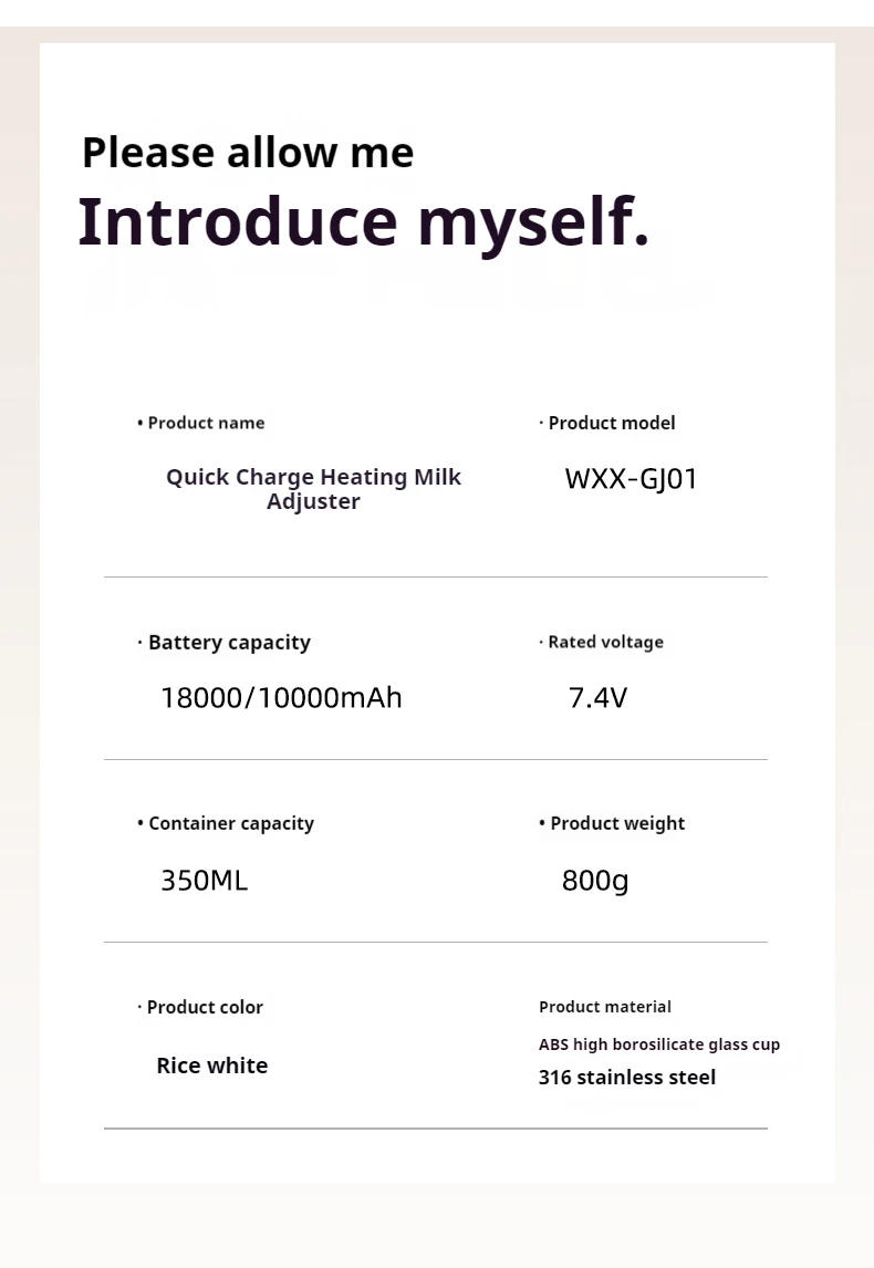 OEM Hot Selling Baby Breast Milk heater Portable Feeding electric breast milk heater