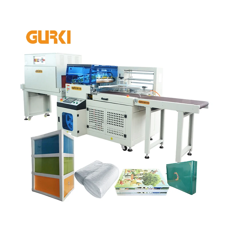 Auto Magazine Book Shrink Wrapping Machine for Plastic Film