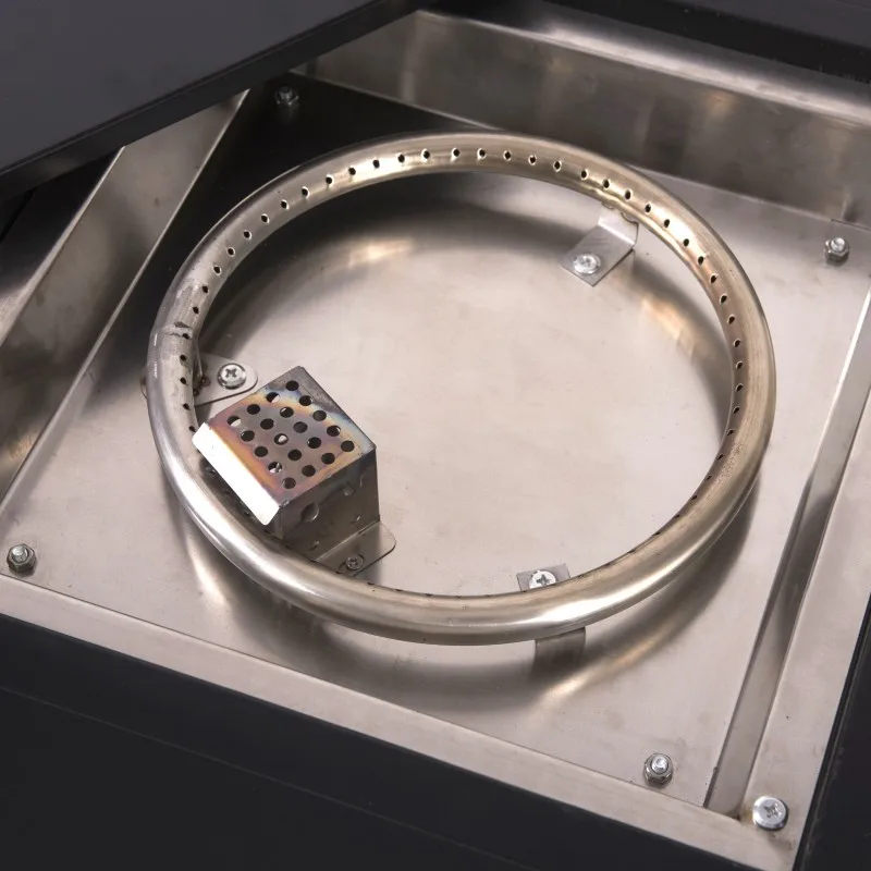 China Factory Seller Luxury Outdoor Fire Pit Table Smokeless Propane Butane Gas Patio Heaters Made Steel Ceramic Iron Heater