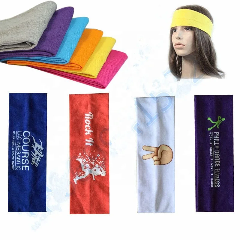 BSCI Audited Hair Accessories Factory Wholesale Custom Logo Turban Hairband For Women Girls Sports Yoga Headbands