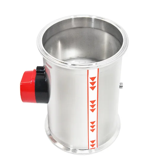 Factory Stainless Steel Round Duct Air Volume Control Damper Electric With Actuator for HVAC