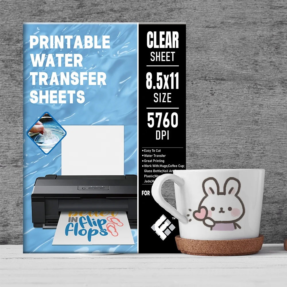 Hot Sale Fanyi Slide Base Waterslide White Inkjet Water Slide Decal Transfer Paper