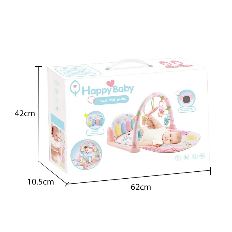 Развивающий складной детский ковер, детские музыкальные игровые коврики, пианино для ползания, тренажерный зал, детский игровой коврик для игр, игрушки для малышей