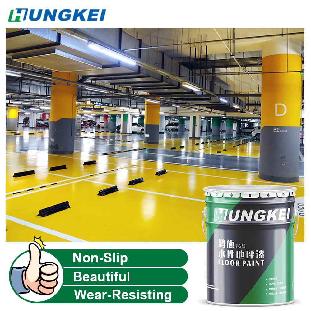 Low Price Rubberized 2k Primer Topcoat for Concrete Coating Flooring Garage Epoxy Floor Paint
