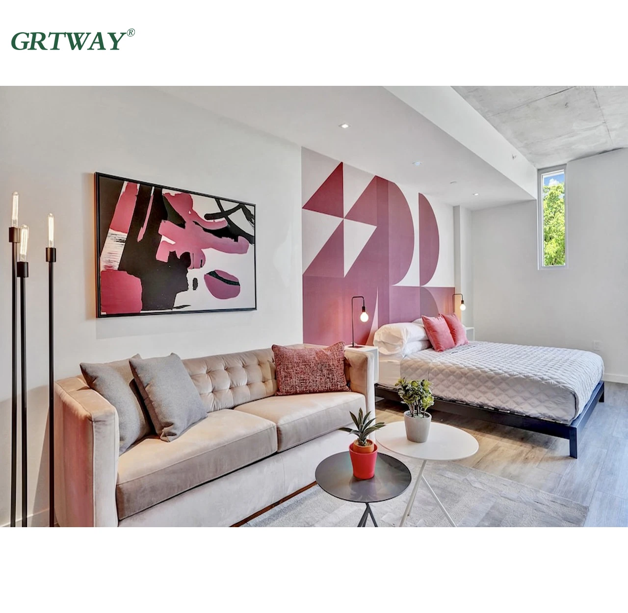 Современный комплект мебели для спальни RTS9013, диваны для гостиной, роскошный комплект мебели для спальни на заказ