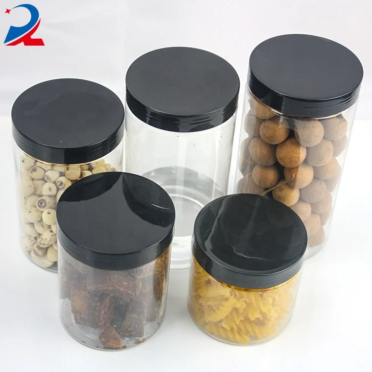 Professional Factory supply transparent plastic can plastic bottles and jars