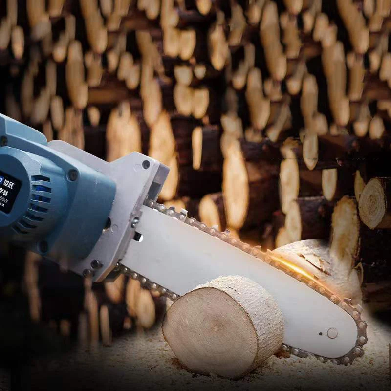 8 Inch Electric Chainsaw Cordless high power rechargeable Protective Cover For Branch Wood Cutting Brushless Electric Chainsaw