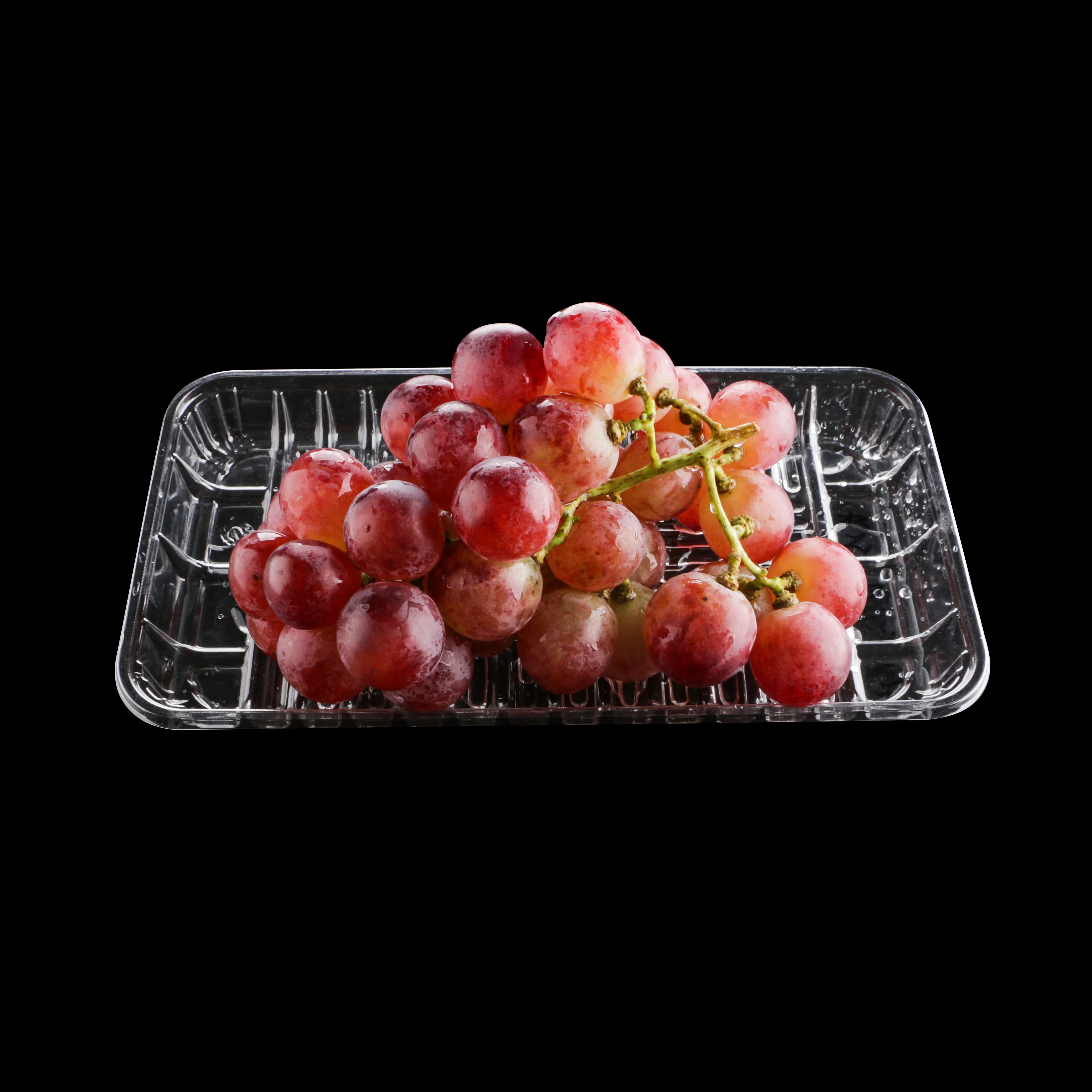 plastic disposable food boxes clear PET fruit containers take out food plastic box packaging