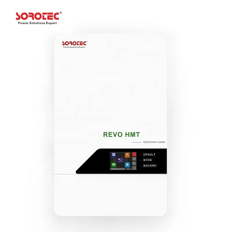 Солнечный инвертор Sorotec REVO HMT 60 В-450 В постоянного тока 4 кВт 6 гибридный солнечный с зарядным устройством